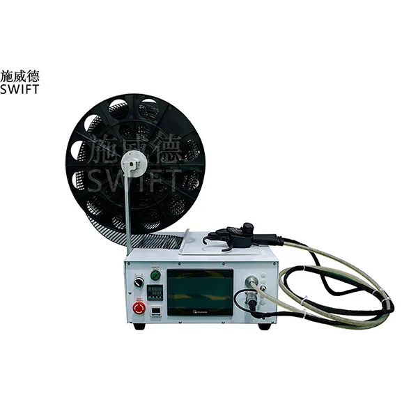 automatic cable tie gun system with handheld zip tie gun