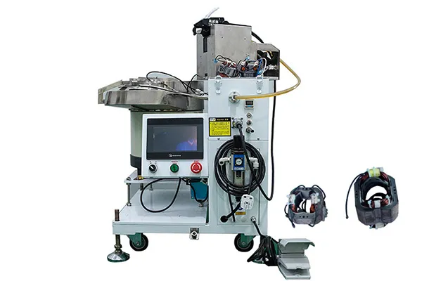 automatic cable tie machine for motor coils small space bundle